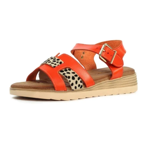 LUNAR Carla Orange Sandal -Slipper Supply Store carla orange sandal p7266 414404 image