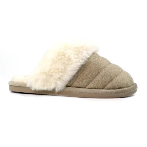 LUNAR Carol II Beige Boxed Slipper 10 LUNAR Carol II Beige Boxed Slipper -Slipper Supply Store carol ii beige boxed slipper p7695 440840 image