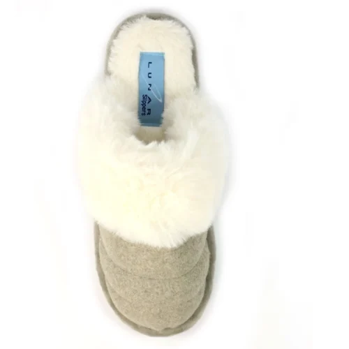 LUNAR Carol II Beige Boxed Slipper 15 LUNAR Carol II Beige Boxed Slipper -Slipper Supply Store carol ii beige boxed slipper p7695 440855 image