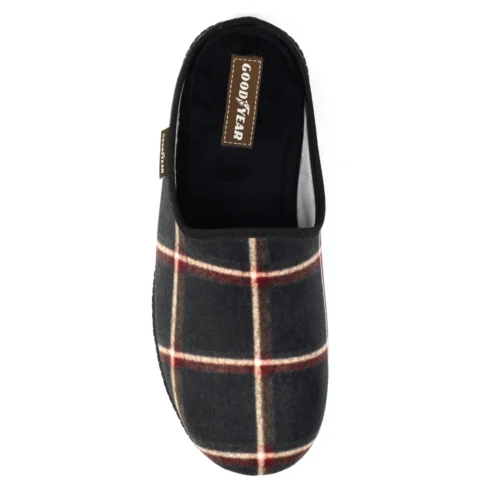 Goodyear Checkmate Black Slipper -Slipper Supply Store checkmate black slipper p6754 383153 image