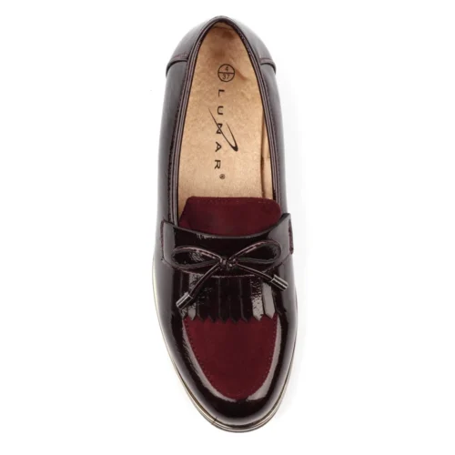 LUNAR Cheska Burgundy Shoe -Slipper Supply Store cheska burgundy shoe p7689 445543 image