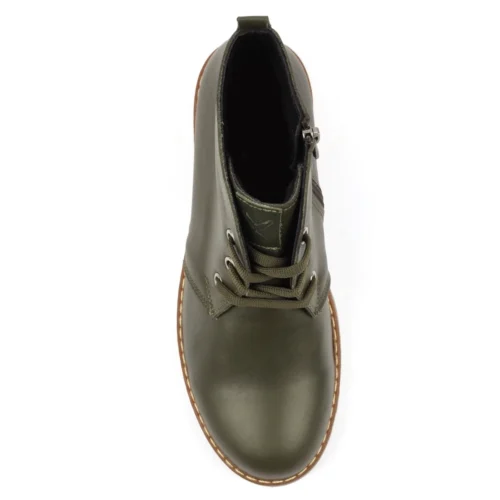 LUNAR Claire III Olive Leather Boot -Slipper Supply Store claire iii olive leather boot p7632 437891 image