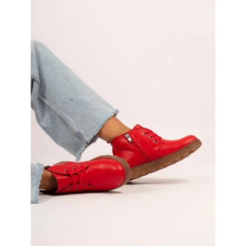 LUNAR Claire III Red Leather Boot -Slipper Supply Store claire iii red leather boot p7633 437927 image