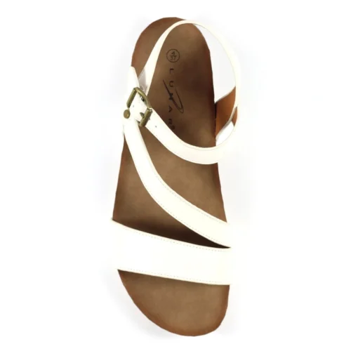 LUNAR Cluster White Sandal 15 LUNAR Cluster White Sandal -Slipper Supply Store cluster white sandal p6301 404104 image