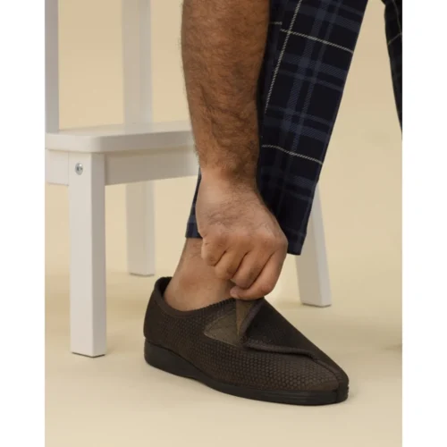 Columbus III Brown One Touch Slipper -Slipper Supply Store columbus iii brown one touch slipper p7237 421290 image