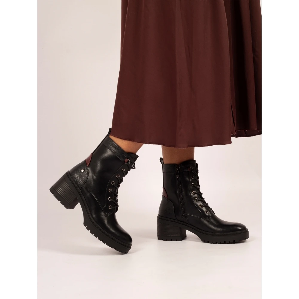 LUNAR Cotton Black Ankle Boot 2 LUNAR Cotton Black Ankle Boot - Image 2