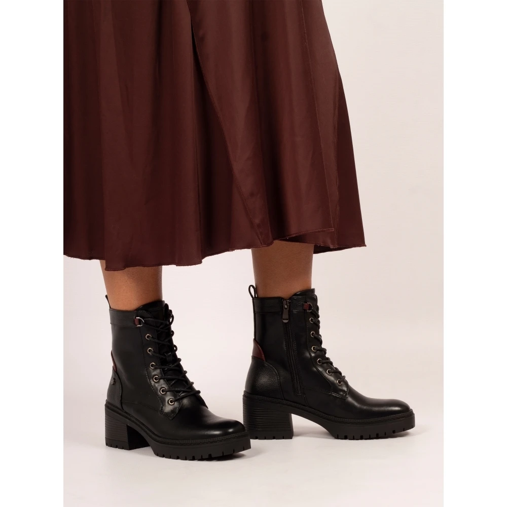 LUNAR Cotton Black Ankle Boot 4 LUNAR Cotton Black Ankle Boot - Image 4