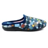 LUNAR Crackle Blue Slip On Slipper 16 LUNAR Crackle Blue Slip On Slipper -Slipper Supply Store crackle blue slip on slipper p6808 387033 image
