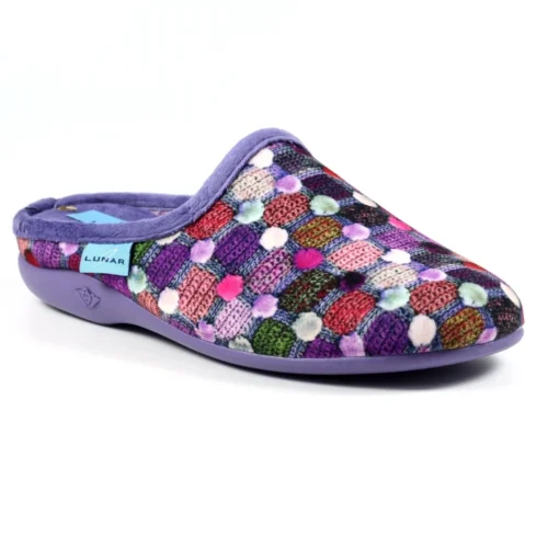 LUNAR Crackle Purple Slip On Slipper 10 LUNAR Crackle Purple Slip On Slipper -Slipper Supply Store crackle purple slip on slipper p6807 386985 image