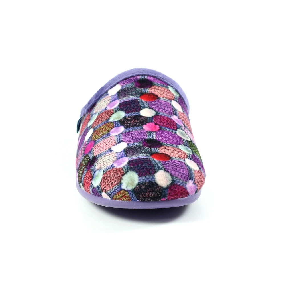 LUNAR Crackle Purple Slip On Slipper 5 LUNAR Crackle Purple Slip On Slipper - Image 5