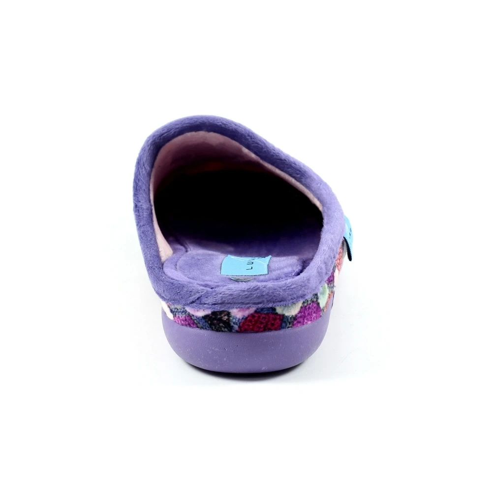 LUNAR Crackle Purple Slip On Slipper 6 LUNAR Crackle Purple Slip On Slipper - Image 6