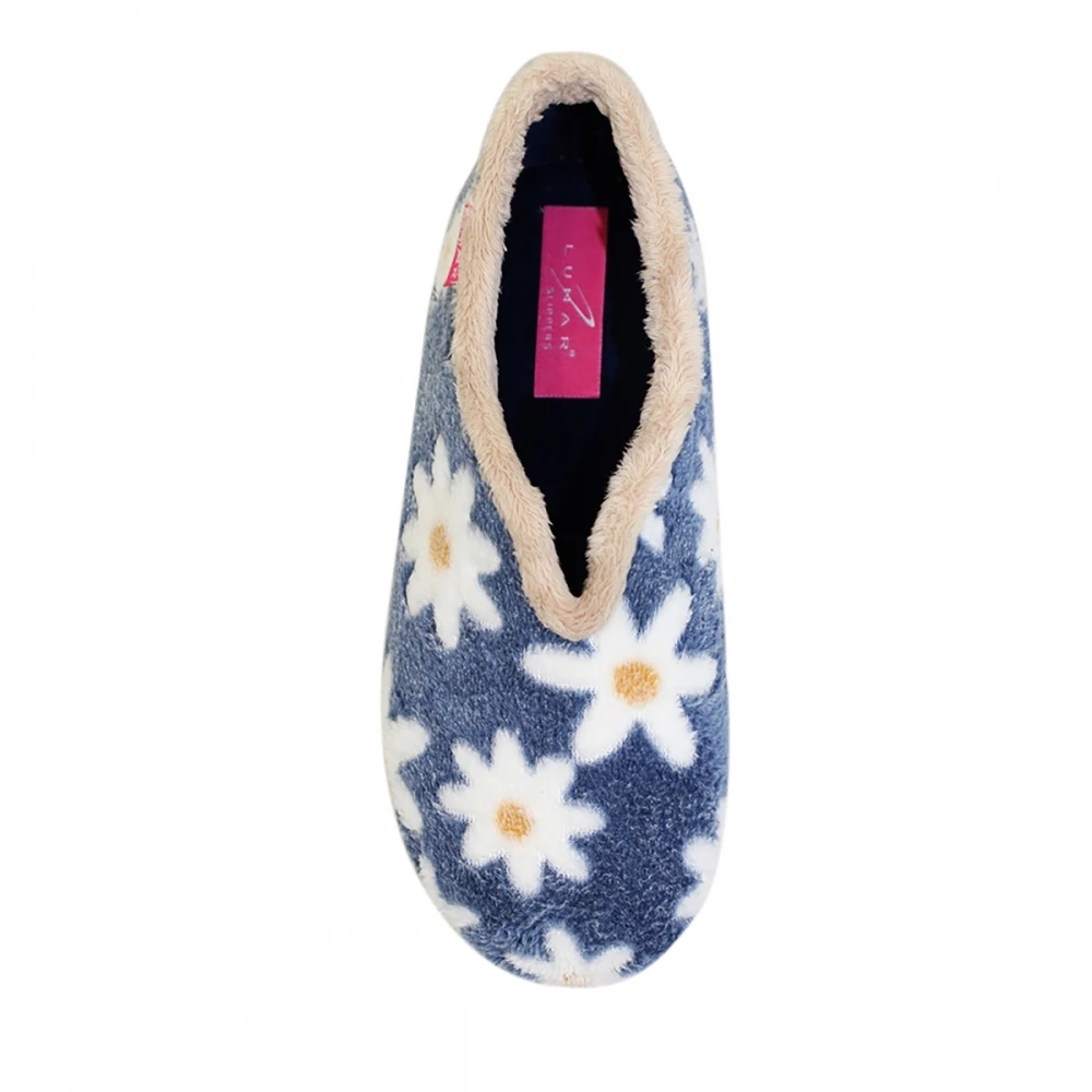LUNAR Daisy Blue Flower Slipper 5 LUNAR Daisy Blue Flower Slipper - Image 5