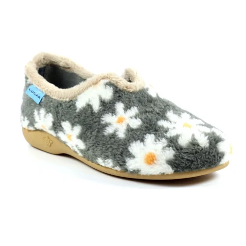 LUNAR Daisy Grey Flower Slipper -Slipper Supply Store daisy grey flower slipper p5958 358398 image