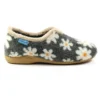 LUNAR Daisy Grey Flower Slipper -Slipper Supply Store daisy grey flower slipper p5958 358404 image