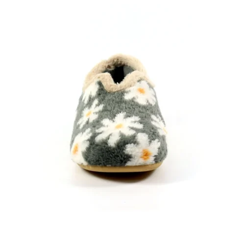 LUNAR Daisy Grey Flower Slipper -Slipper Supply Store daisy grey flower slipper p5958 358428 image