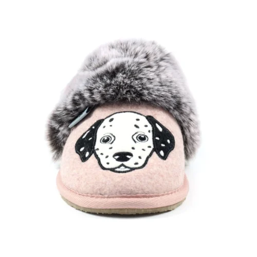 Dalmation Pink Mule Slipper 7 Dalmation Pink Mule Slipper -Slipper Supply Store dalmation pink mule slipper p5467 327415 image