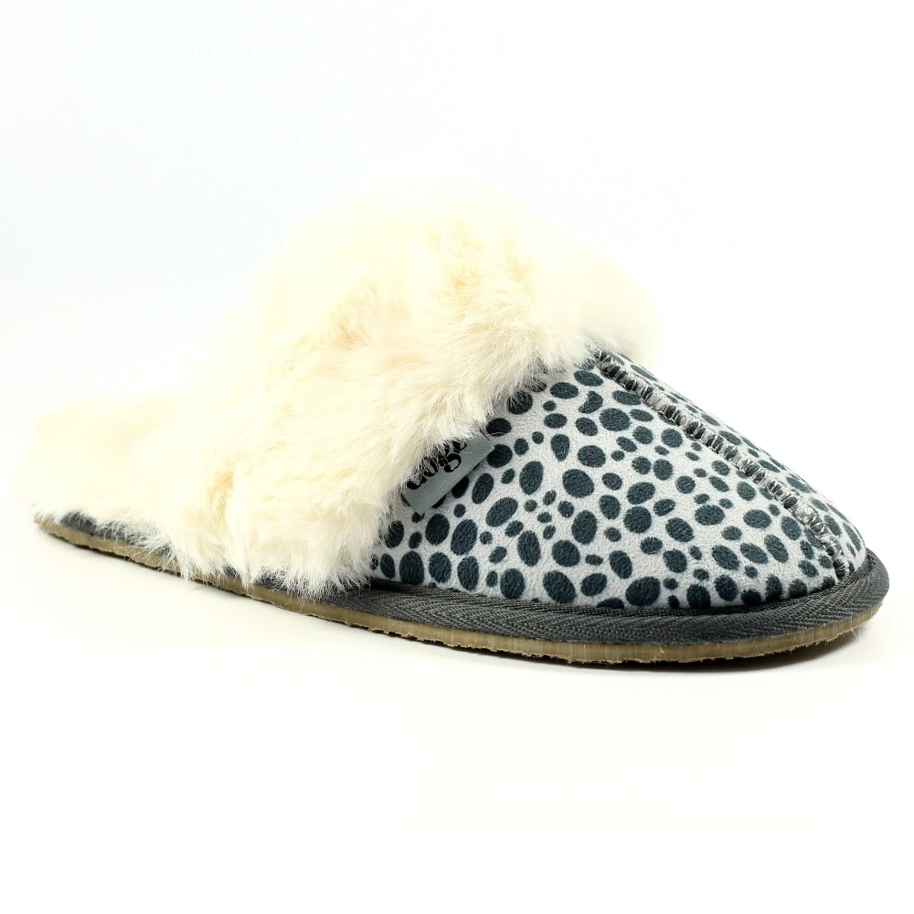 Dane Ocelot Suede Mule Slipper 2 Dane Ocelot Suede Mule Slipper - Image 2