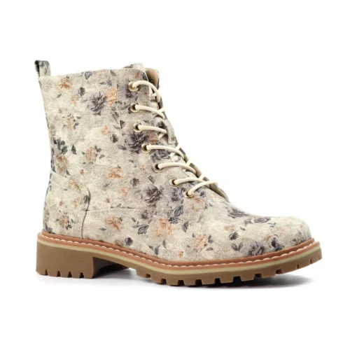 LUNAR Dazzle Beige Floral Ankle Boot -Slipper Supply Store dazzle beige floral ankle boot p7744 443859 image