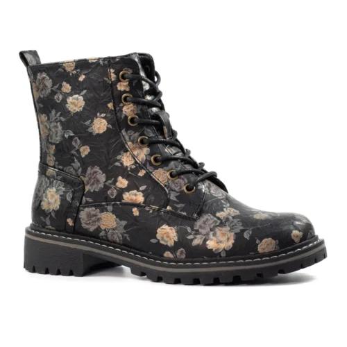 LUNAR Dazzle Black Floral Ankle Boot -Slipper Supply Store dazzle black floral ankle boot p7745 443805 image