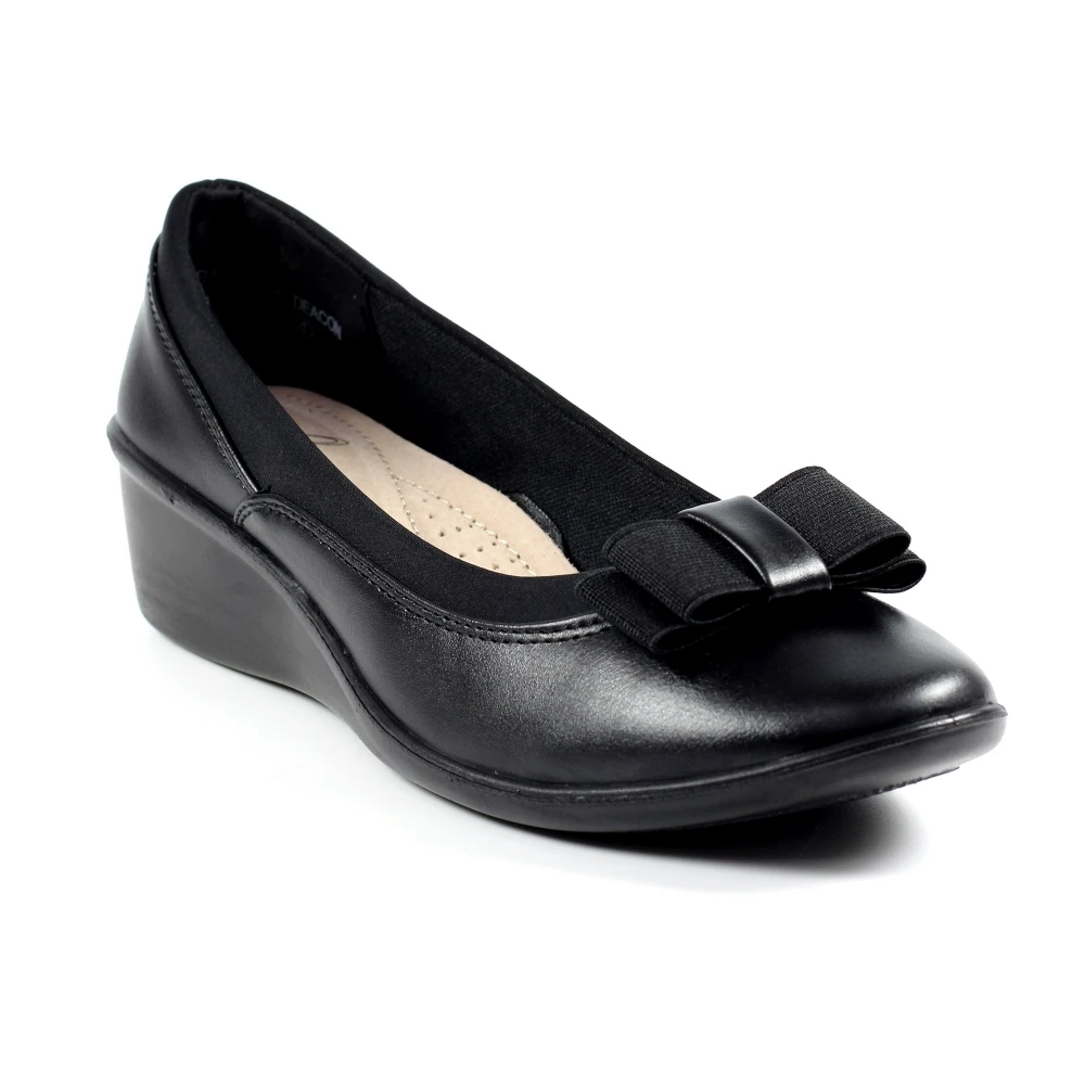 LUNAR Deacon Black Comfort Shoe 3 LUNAR Deacon Black Comfort Shoe - Image 3