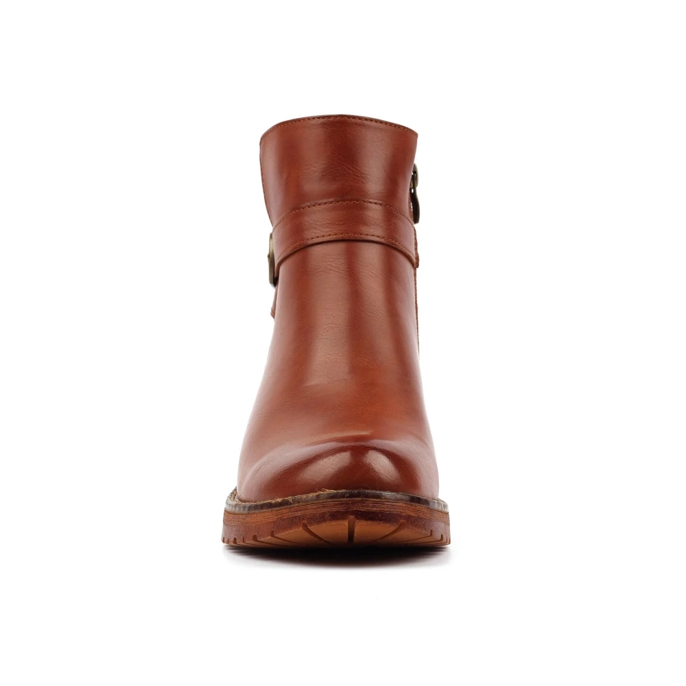 LUNAR Demure Tan Ankle Boot 4 LUNAR Demure Tan Ankle Boot - Image 4