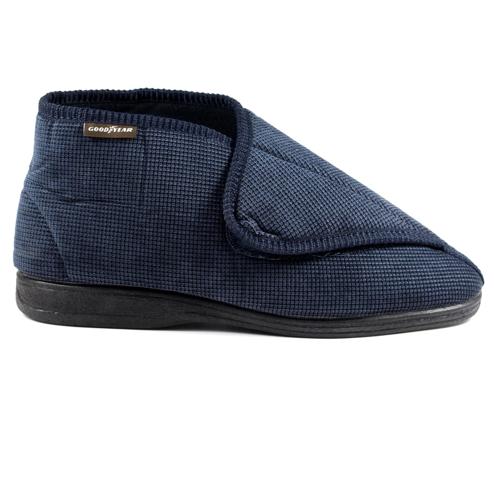Goodyear Drake Blue Bootee Slipper 1 Goodyear Drake Blue Bootee Slipper