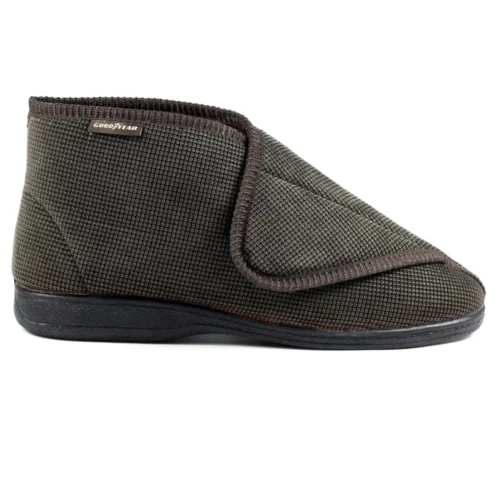 Goodyear Drake Brown Bootee Slipper