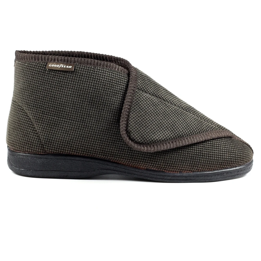 Goodyear Drake Brown Bootee Slipper 1 Goodyear Drake Brown Bootee Slipper