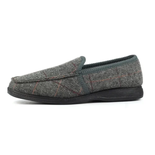 Eisenhower II Grey Slipper 11 Eisenhower II Grey Slipper -Slipper Supply Store eisenhower ii grey slipper p7227 416221 image