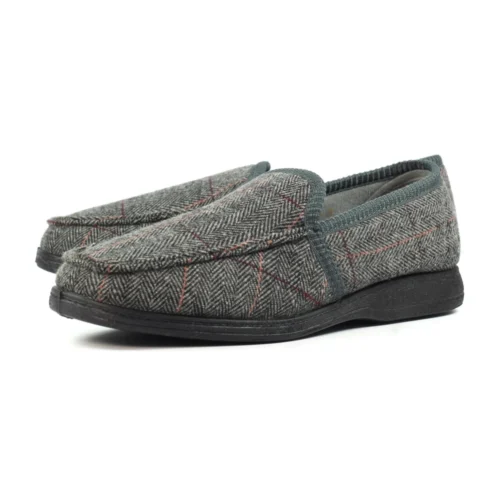 Eisenhower II Grey Slipper 15 Eisenhower II Grey Slipper -Slipper Supply Store eisenhower ii grey slipper p7227 416242 image