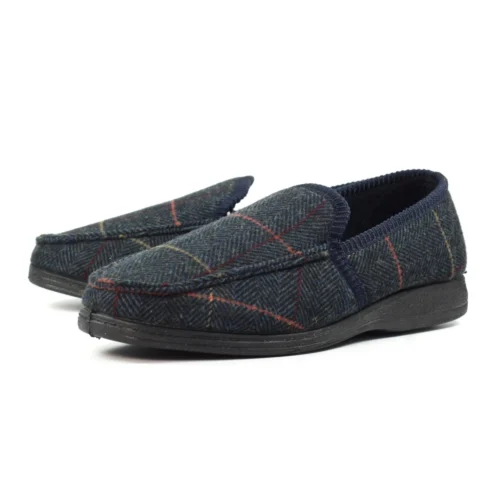Eisenhower II Navy Slipper 15 Eisenhower II Navy Slipper -Slipper Supply Store eisenhower ii navy slipper p7225 416179 image