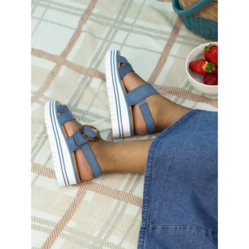 LUNAR Elise Mid Blue Sandal -Slipper Supply Store elise mid blue sandal p7383 424699 image