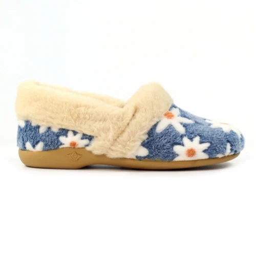 LUNAR Ellis Blue Slipper