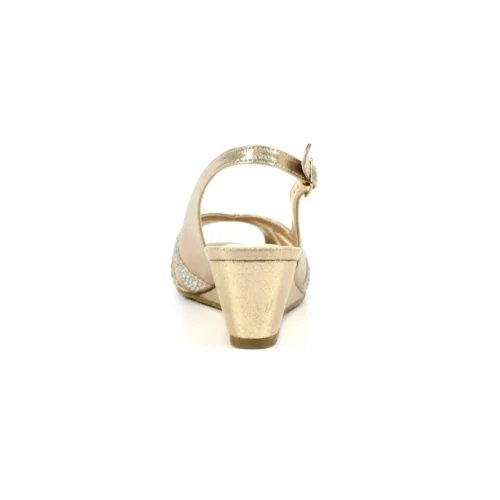 LUNAR Emmerline Gold Slingback Wedge 12 LUNAR Emmerline Gold Slingback Wedge -Slipper Supply Store emmerline gold slingback wedge p6524 377623 image