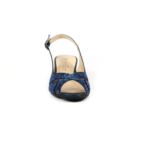 LUNAR Emmerline Navy Slingback Wedge -Slipper Supply Store emmerline navy slingback wedge p6523 377581 image