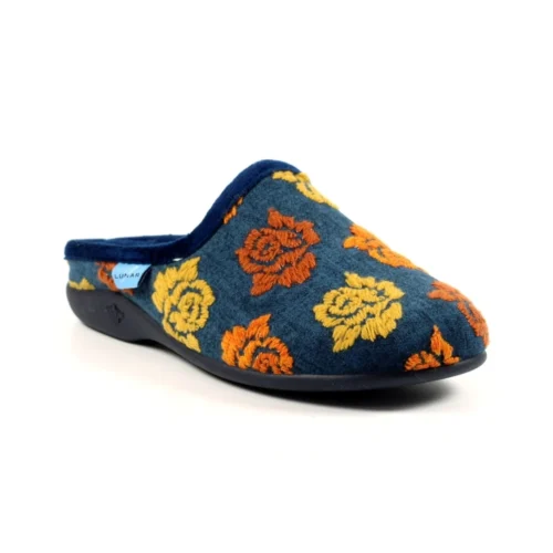 LUNAR Empire Blue Mule Slipper -Slipper Supply Store empire blue mule slipper p6102 363157 image