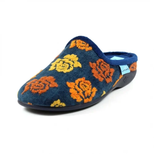 LUNAR Empire Blue Mule Slipper -Slipper Supply Store empire blue mule slipper p6102 363159 image