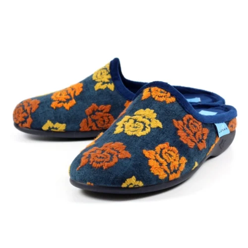 LUNAR Empire Blue Mule Slipper -Slipper Supply Store empire blue mule slipper p6102 363162 image