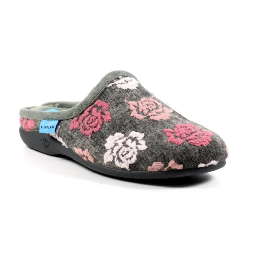 LUNAR Empire Grey Mule Slipper -Slipper Supply Store empire grey mule slipper p6103 363165 image