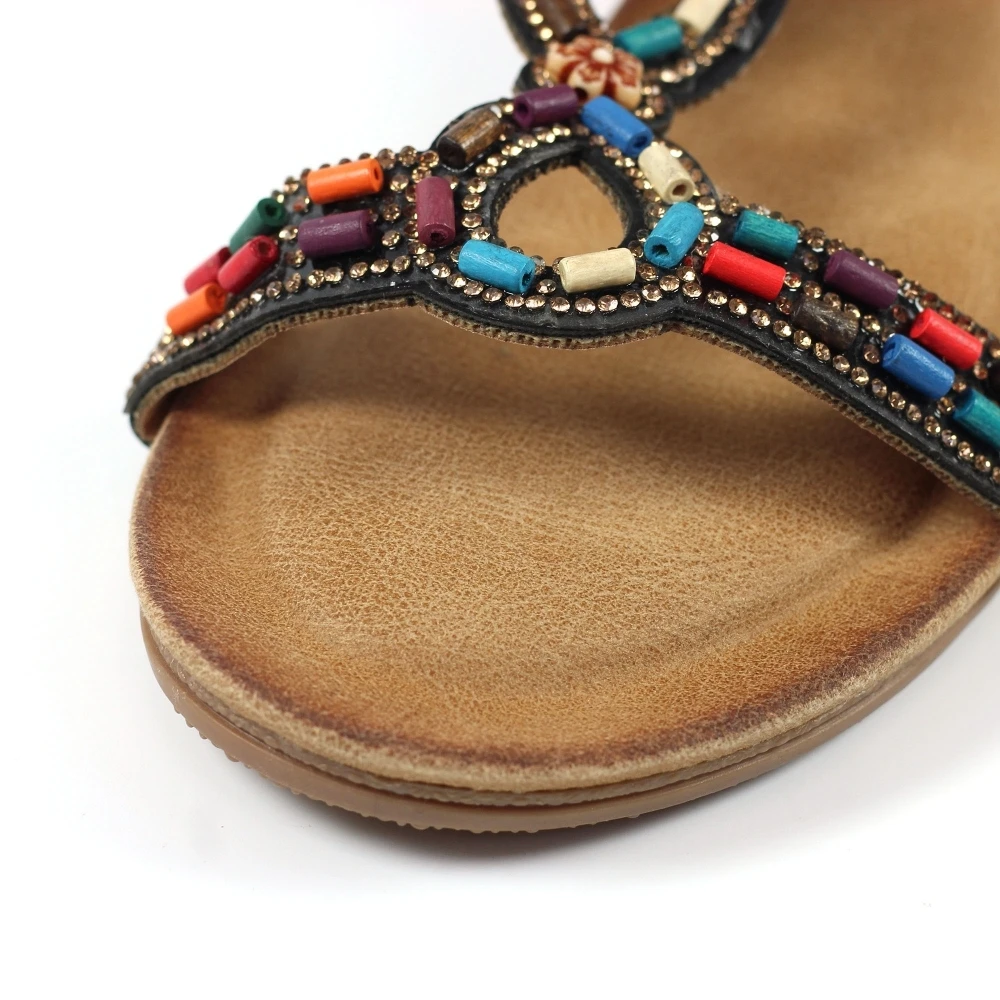 LUNAR Epsom Black Wedge Sandal 7 LUNAR Epsom Black Wedge Sandal - Image 7