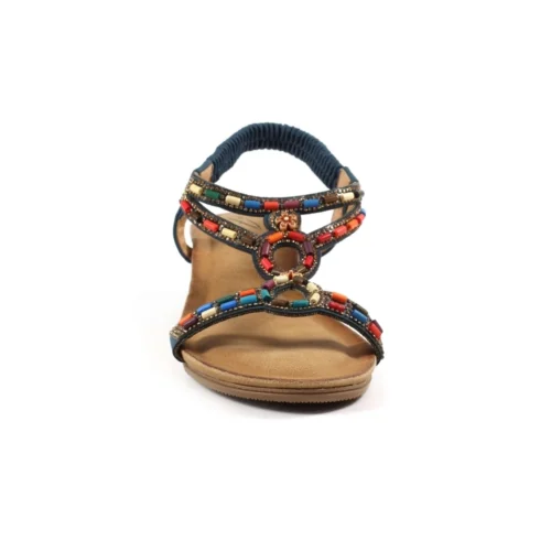 LUNAR Epsom Navy Wedge Sandal -Slipper Supply Store epsom navy wedge sandal p6403 404458 image