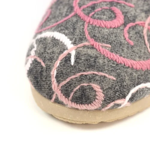 LUNAR Erin II Grey Mule Slipper 13 LUNAR Erin II Grey Mule Slipper -Slipper Supply Store erin ii grey mule slipper p6867 390021 image