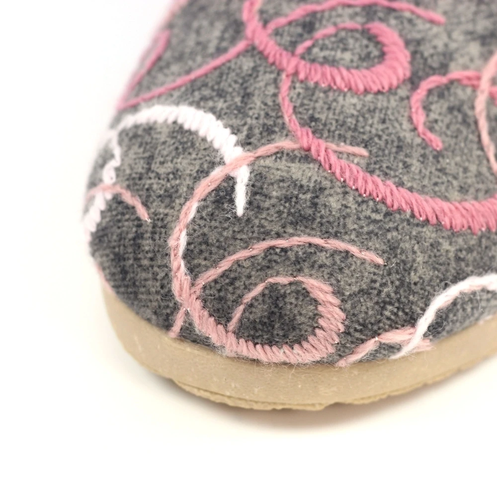 LUNAR Erin II Grey Mule Slipper 7 LUNAR Erin II Grey Mule Slipper - Image 7