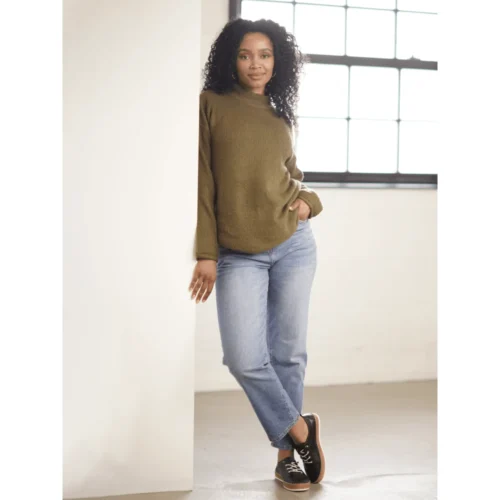 LUNAR Evie Black Leather Plimsoll -Slipper Supply Store evie black leather plimsoll p7480 445639 image