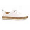 LUNAR Evie White Leather Plimsoll 17 LUNAR Evie White Leather Plimsoll -Slipper Supply Store evie white leather plimsoll p7136 408217 image