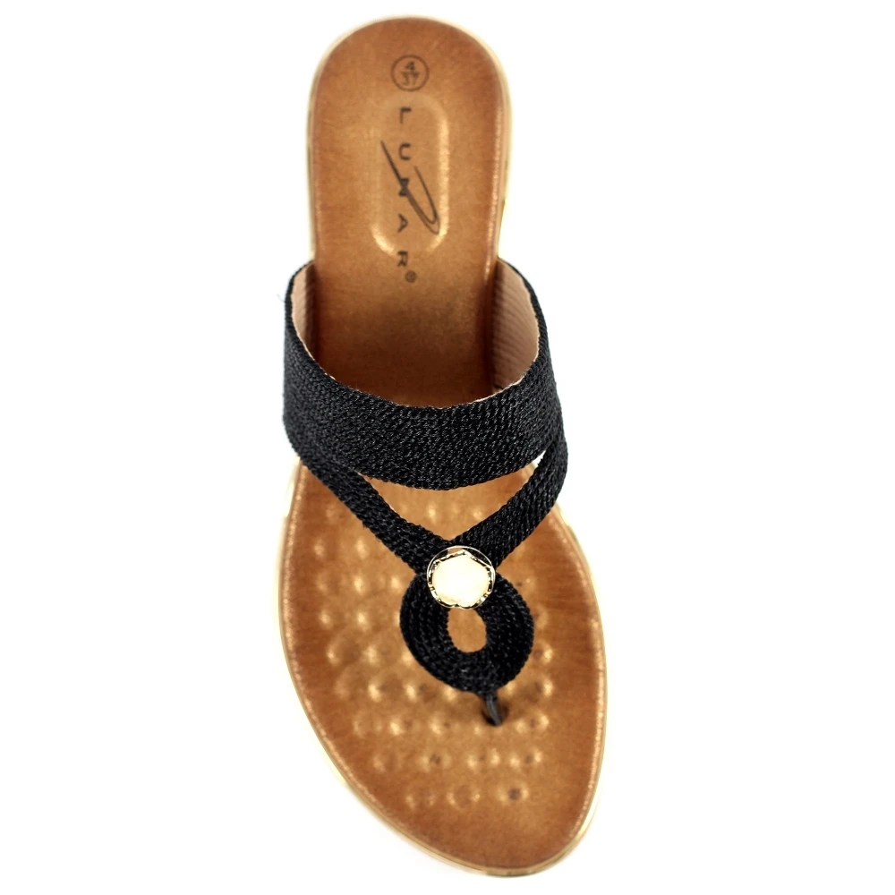 LUNAR Ezra Black Sandal 8 LUNAR Ezra Black Sandal - Image 8