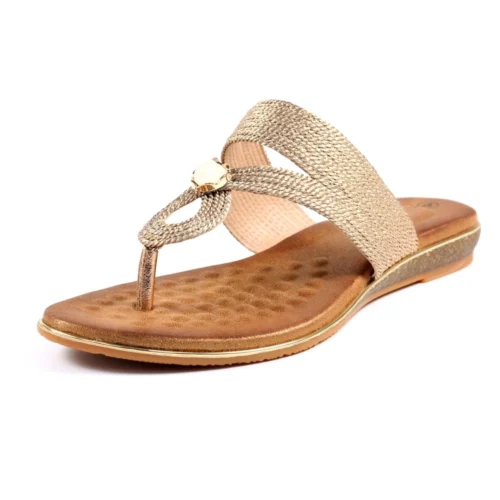 LUNAR Ezra Rose Gold Sandal -Slipper Supply Store ezra rose gold sandal p5648 339996 image