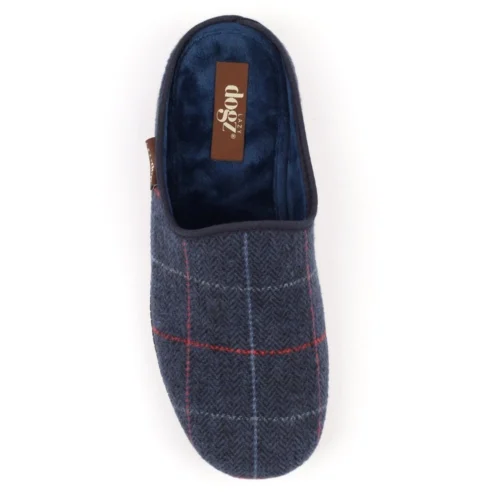 Farrell Navy Mule Slipper -Slipper Supply Store farrell navy mule slipper p7491 430014 image