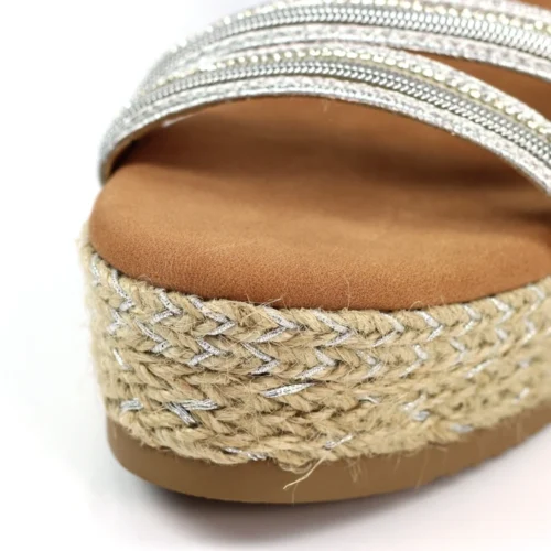 LUNAR Fern Silver Sandal -Slipper Supply Store fern silver sandal p7420 425731 image