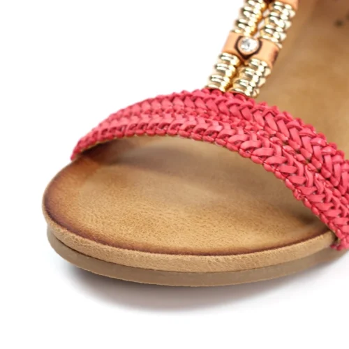 LUNAR Florence Coral Wedge Sandal 15 LUNAR Florence Coral Wedge Sandal -Slipper Supply Store florence coral wedge sandal p7346 421816 image